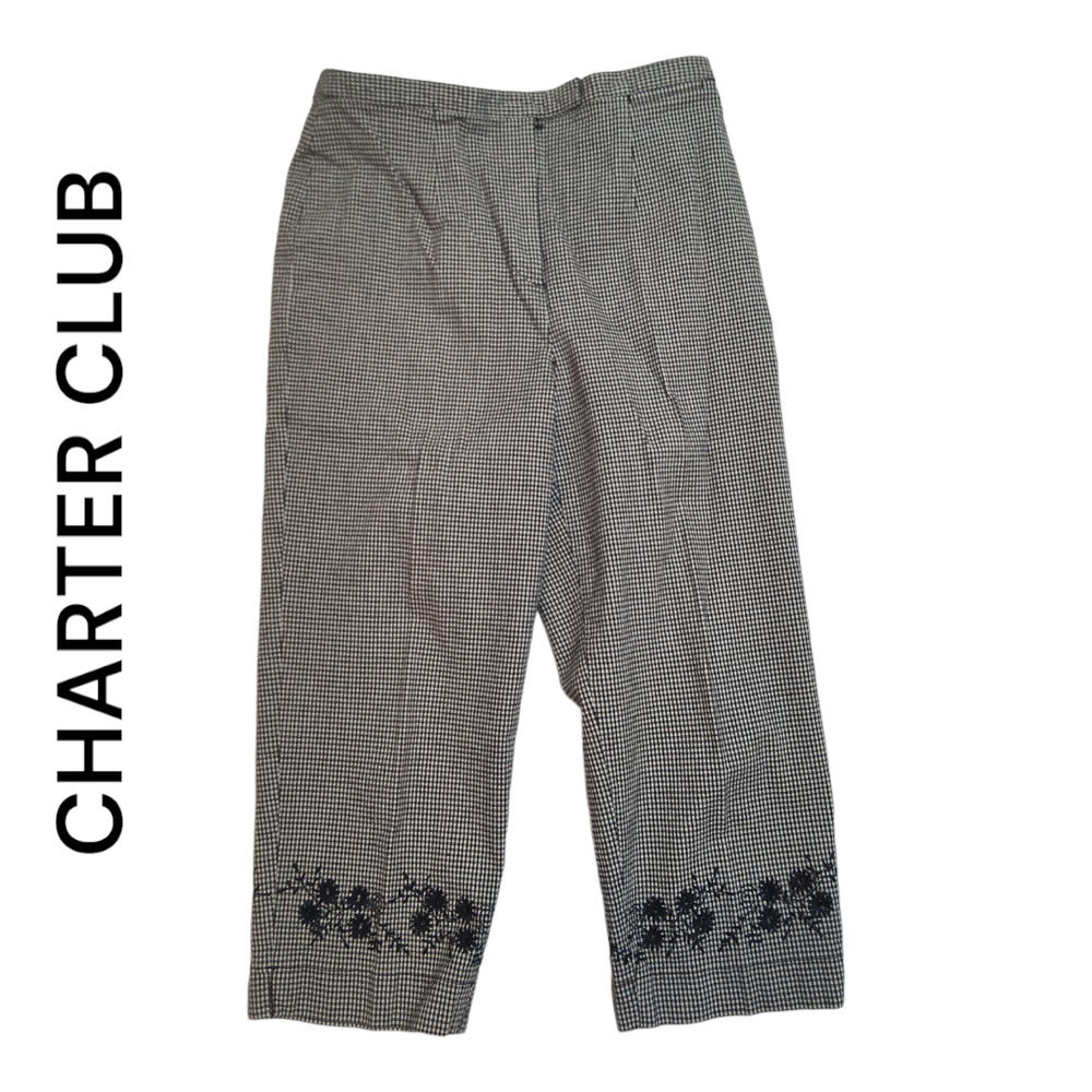 MACY'S CHARTER CLUB  CAPRIS SIZE 10